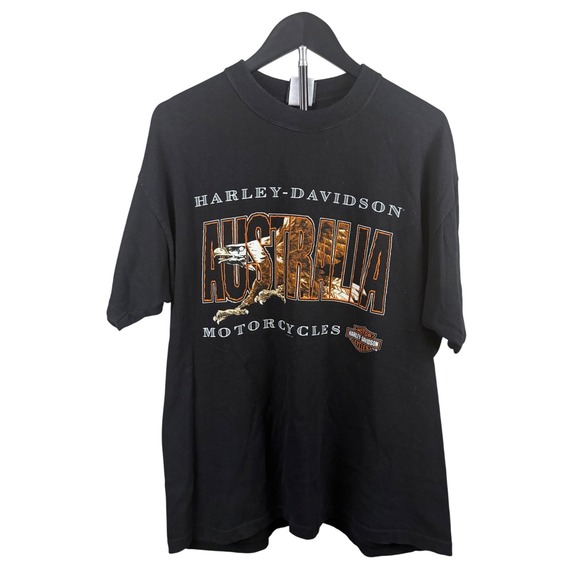 Harley-Davidson Other - Vintage 1997 Harley Davidson Australia T Shirt XL Sydney Eagle Biker 90s Tee